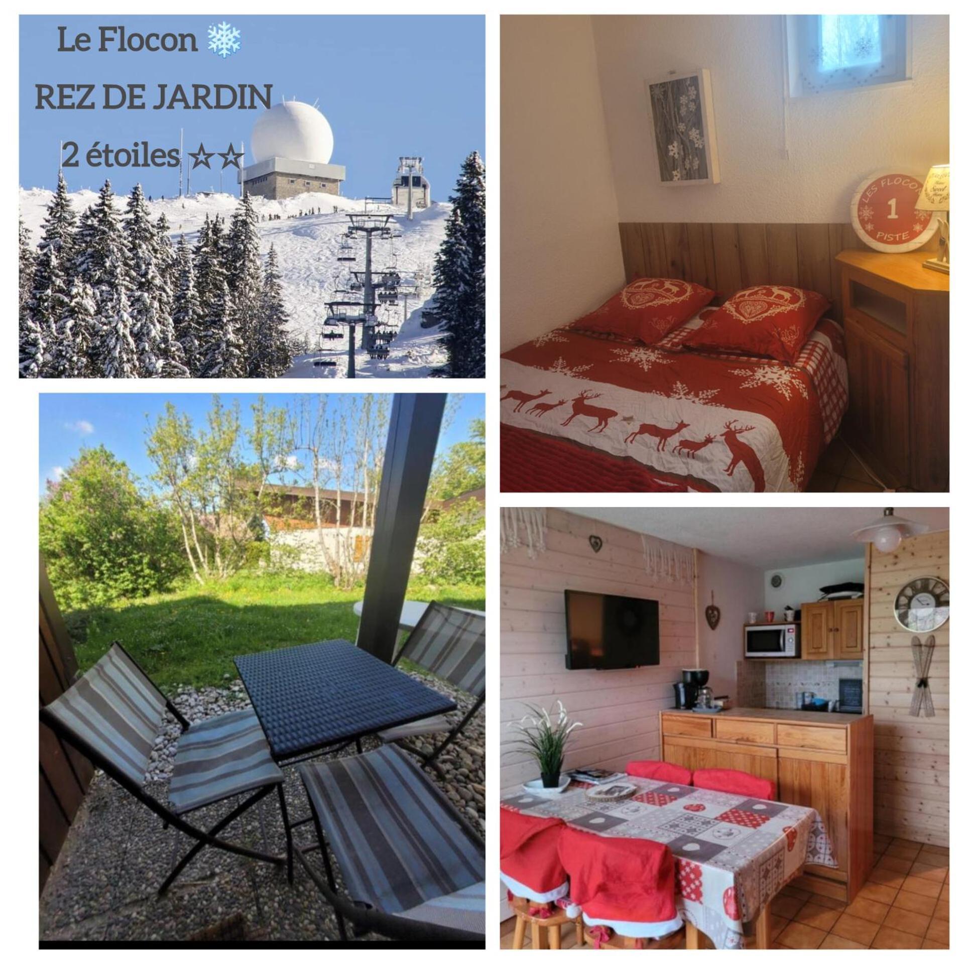 Appartement Le Flocon, Joli Petit Cocon 4 Pers En Rez De Jardin Draps Inclus Les Rousses Ngoại thất bức ảnh